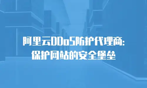 阿里云DDoS防护代理商：保护网站的安全堡垒