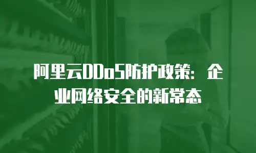 阿里云DDoS防护政策：企业网络安全的新常态