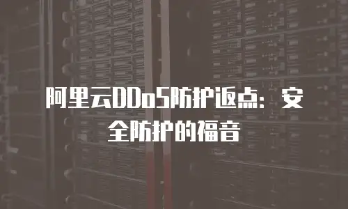 阿里云DDoS防护返点：安全防护的福音