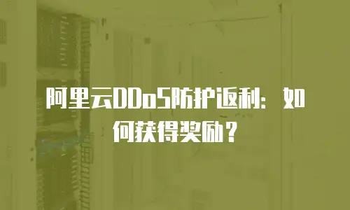 阿里云DDoS防护返利：如何获得奖励？
