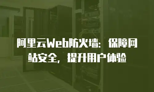 阿里云Web防火墙：保障网站安全，提升用户体验