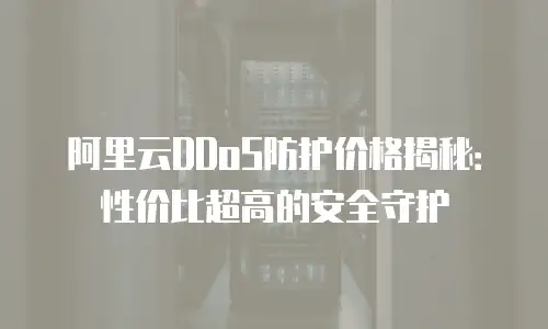 阿里云DDoS防护价格揭秘：性价比超高的安全守护
