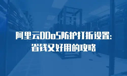 阿里云DDoS防护打折设置：省钱又好用的攻略
