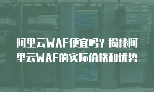 阿里云WAF便宜吗？揭秘阿里云WAF的实际价格和优势