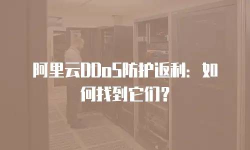 阿里云DDoS防护返利：如何找到它们？