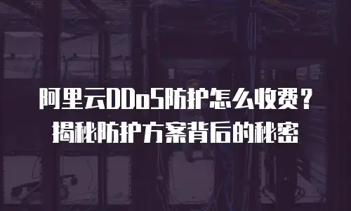 阿里云DDoS防护怎么收费？揭秘防护方案背后的秘密