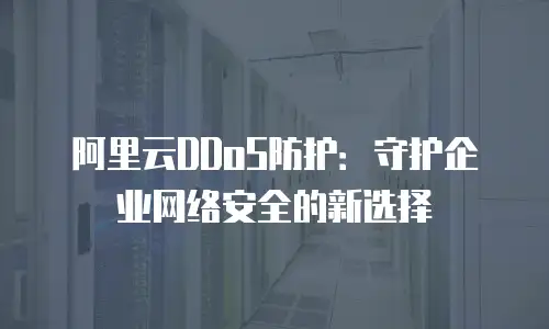 阿里云DDoS防护：守护企业网络安全的新选择