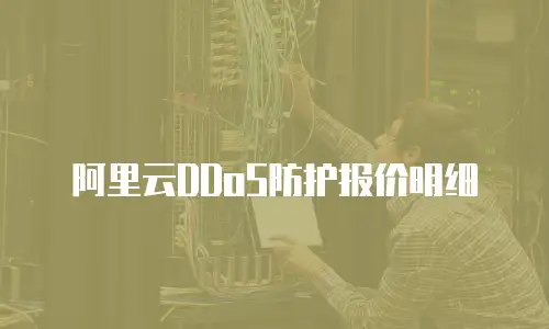 阿里云DDoS防护报价明细