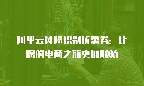 阿里云风险识别优惠券：让您的电商之旅更加顺畅