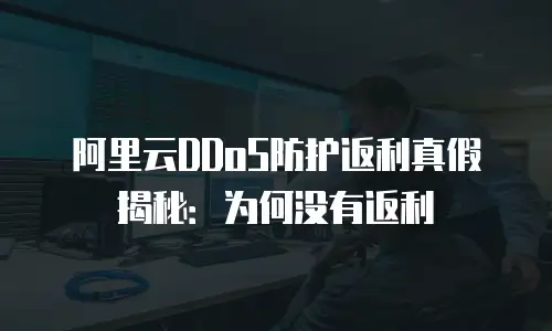阿里云DDoS防护返利真假揭秘：为何没有返利