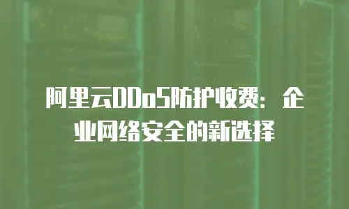 阿里云DDoS防护收费：企业网络安全的新选择