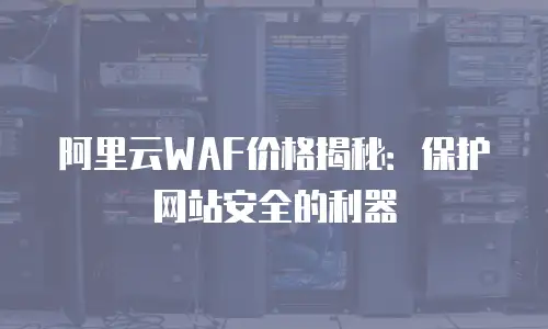 阿里云WAF价格揭秘：保护网站安全的利器