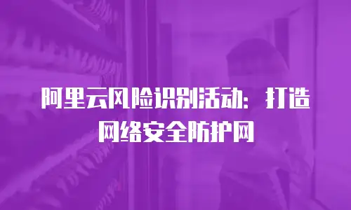 阿里云风险识别活动：打造网络安全防护网