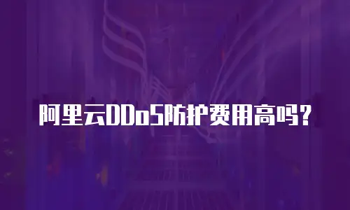 阿里云DDoS防护费用高吗？