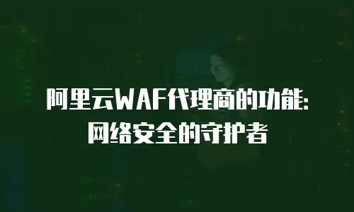 阿里云WAF代理商的功能：网络安全的守护者
