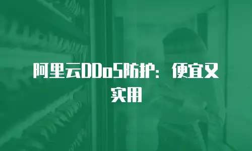 阿里云DDoS防护：便宜又实用