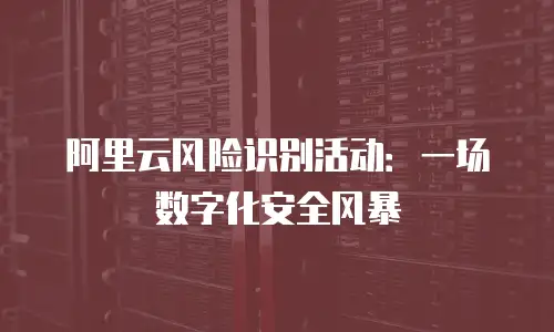 阿里云风险识别活动：一场数字化安全风暴