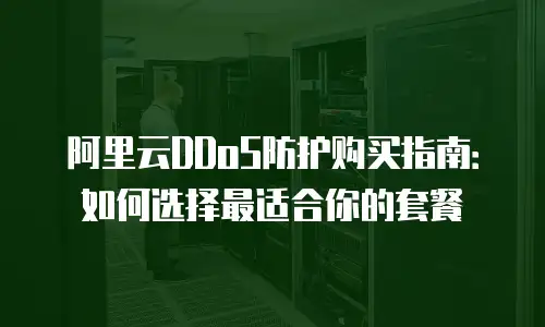 阿里云DDoS防护购买指南：如何选择最适合你的套餐