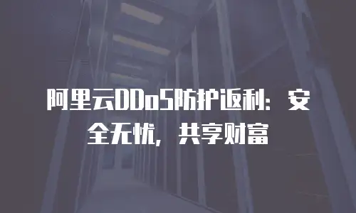 阿里云DDoS防护返利：安全无忧，共享财富