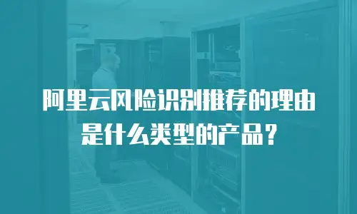 阿里云风险识别推荐的理由是什么类型的产品？