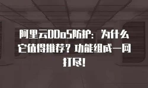 阿里云DDoS防护：为什么它值得推荐？功能组成一网打尽！
