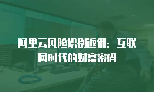 阿里云风险识别返佣：互联网时代的财富密码