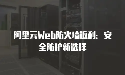阿里云Web防火墙返利：安全防护新选择