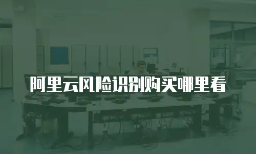 阿里云风险识别购买哪里看