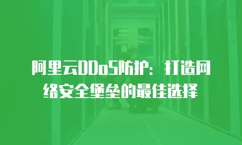 阿里云DDoS防护：打造网络安全堡垒的最佳选择