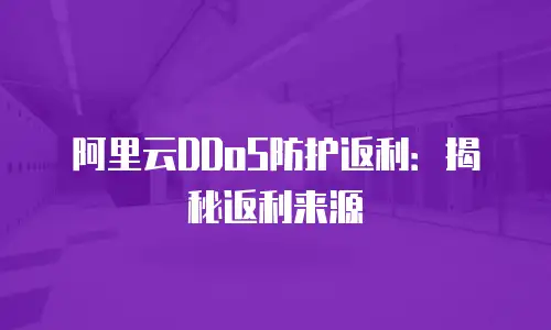 阿里云DDoS防护返利：揭秘返利来源