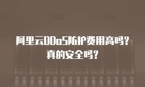 阿里云DDoS防护费用高吗？真的安全吗？