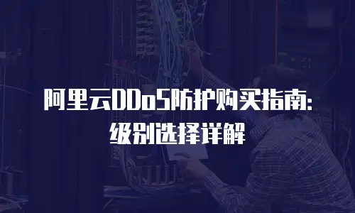 阿里云DDoS防护购买指南：级别选择详解
