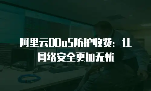 阿里云DDoS防护收费：让网络安全更加无忧