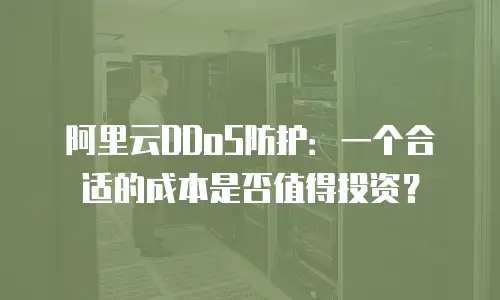 阿里云DDoS防护：一个合适的成本是否值得投资？