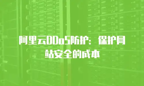 阿里云DDoS防护：保护网站安全的成本