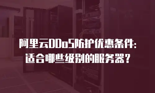 阿里云DDoS防护优惠条件：适合哪些级别的服务器？
