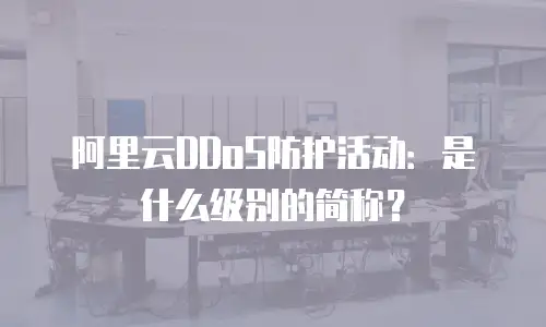 阿里云DDoS防护活动：是什么级别的简称？