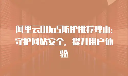 阿里云DDoS防护推荐理由：守护网站安全，提升用户体验