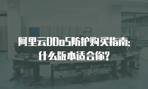 阿里云DDoS防护购买指南: 什么版本适合你?
