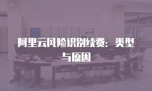 阿里云风险识别续费：类型与原因