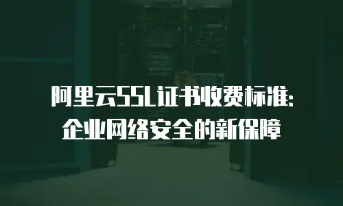 阿里云SSL证书收费标准：企业网络安全的新保障