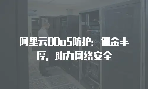 阿里云DDoS防护：佣金丰厚，助力网络安全