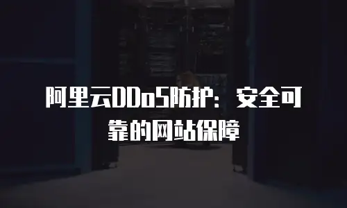 阿里云DDoS防护：安全可靠的网站保障