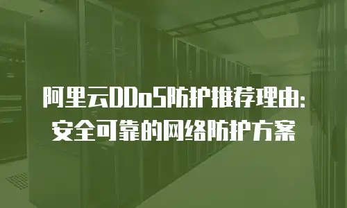 阿里云DDoS防护推荐理由：安全可靠的网络防护方案