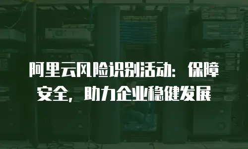 阿里云风险识别活动：保障安全，助力企业稳健发展
