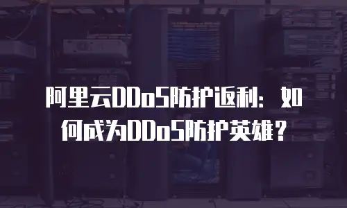 阿里云DDoS防护返利：如何成为DDoS防护英雄？