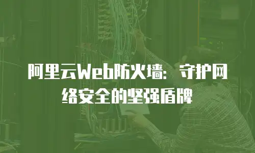 阿里云Web防火墙：守护网络安全的坚强盾牌