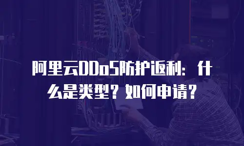 阿里云DDoS防护返利：什么是类型？如何申请？