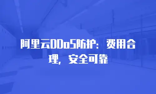 阿里云DDoS防护：费用合理，安全可靠