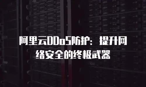 阿里云DDoS防护：提升网络安全的终极武器